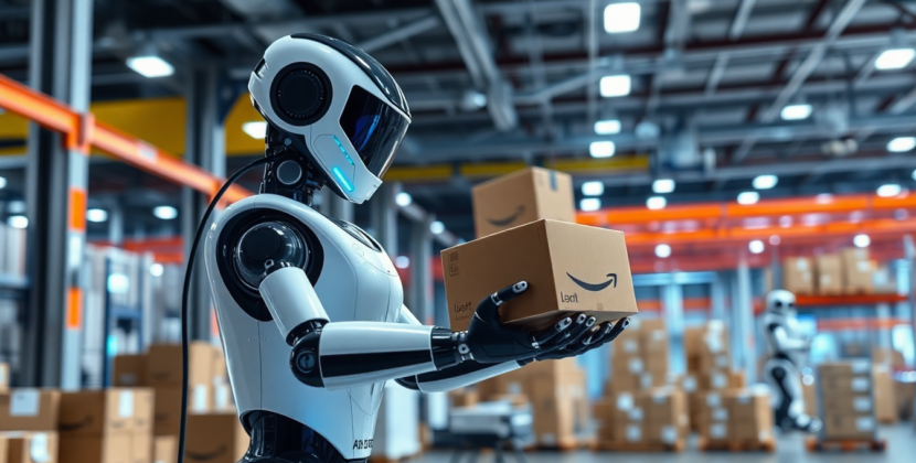 Amazon's New Robot With Sense of Touch: A Milestone in Warehouse Automation Technology