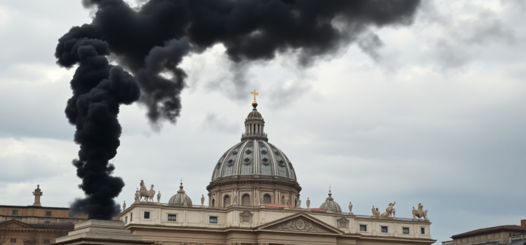 Black Smoke Signals: Papal Conclave Continues with No Election Result at Vatican