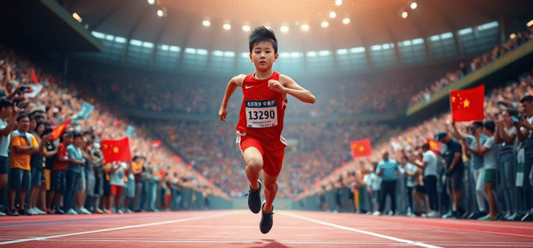 Chinese Prodigy Yu, 12, Breaks 200m Record with Remarkable 22.95 Seconds Performance