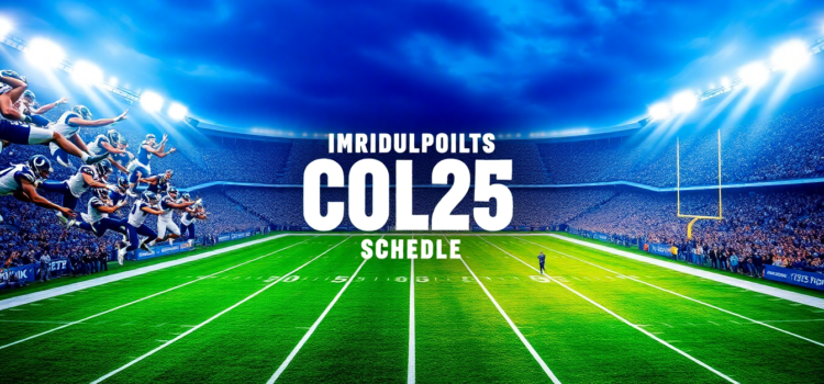 Indianapolis Colts 2025 Schedule: Key Matchups, Primetime Games, and Bye Week Insights